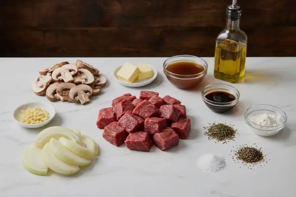 Beef Tips with Mushroom Gravy (Tender Skillet Dinner with Rich Flavor) Beef Tips with Mushroom Gravy Beef Tips with Mushroom Gravy (Tender Skillet Dinner with Rich Flavor) Beef Tips with Mushroom Gravy