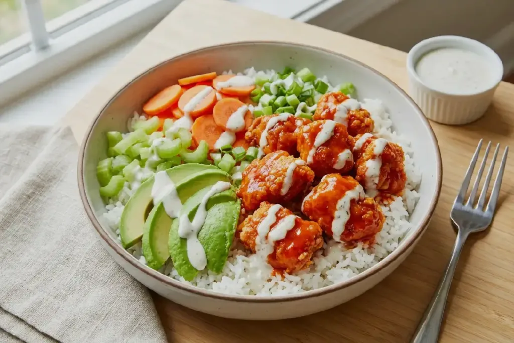 Buffalo Chicken Bowls – Spicy, Satisfying & So Easy Buffalo Chicken Bowls Buffalo Chicken Bowls – Spicy, Satisfying & So Easy Buffalo Chicken Bowls
