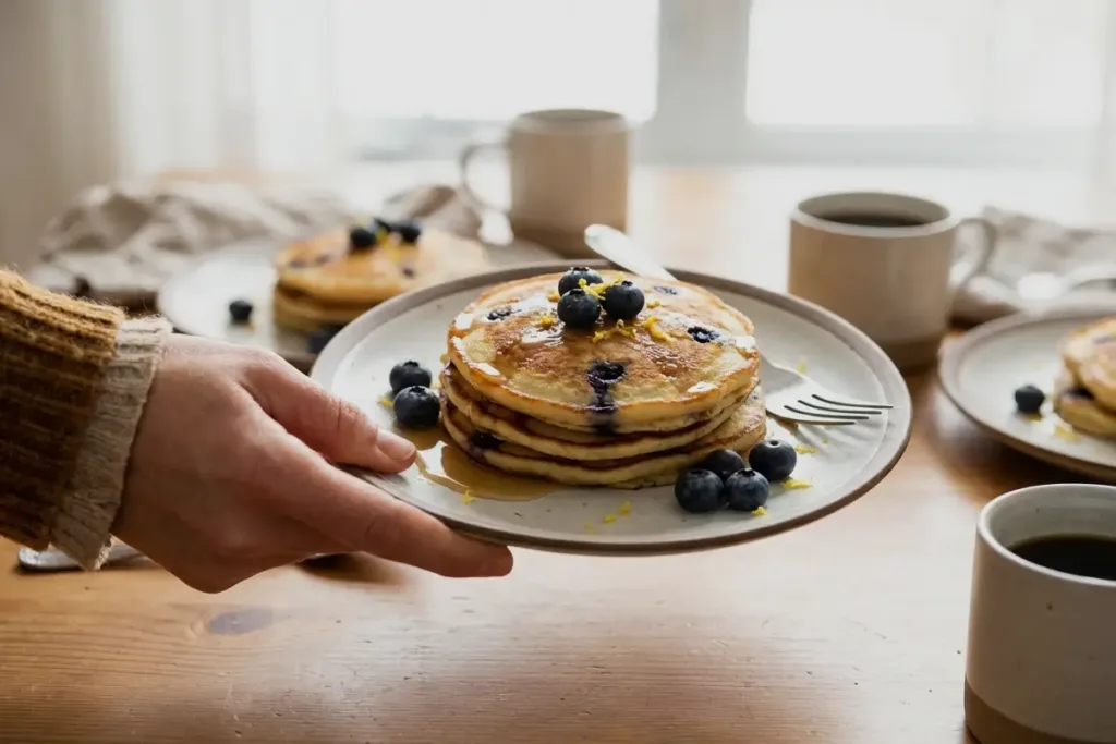 Lemon Blueberry Pancakes – 3 Bright Layers of Brunch Joy Lemon Blueberry Pancakes Lemon Blueberry Pancakes – 3 Bright Layers of Brunch Joy Lemon Blueberry Pancakes
