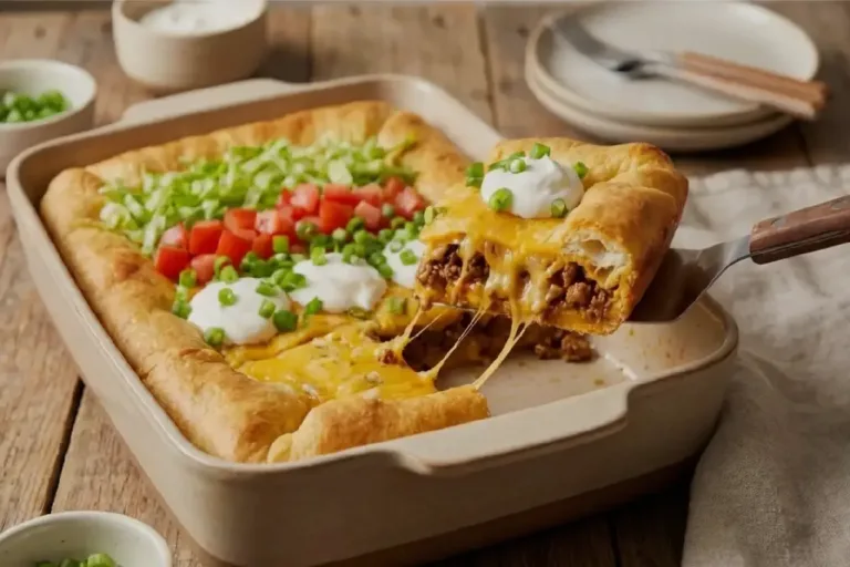 Pillsbury Crescent Taco Bake That Brings Gooey, Crowd-Pleasing Comfort