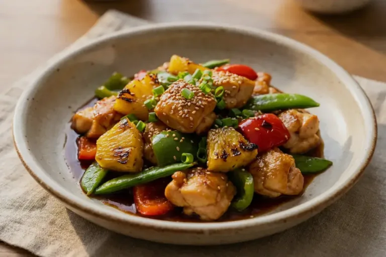 Pineapple Chicken Stir Fry – High-Protein Sweet Heat for Post-Workout Lunch healthy chicken breast recipes