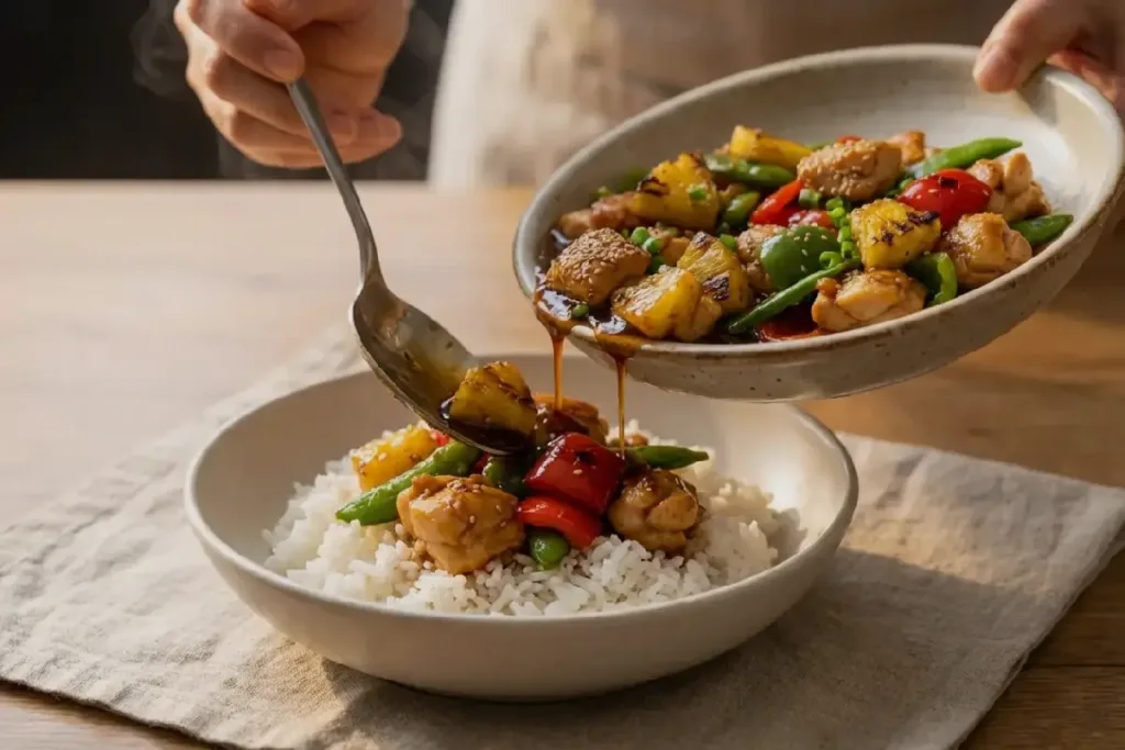 Pineapple Chicken Stir Fry – High-Protein Sweet Heat for Post-Workout Lunch Pineapple Chicken Stir Fry Pineapple Chicken Stir Fry – High-Protein Sweet Heat for Post-Workout Lunch Pineapple Chicken Stir Fry