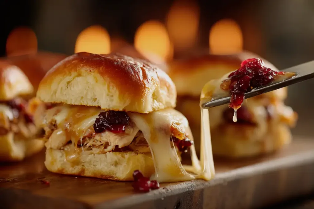 Turkey Cranberry Sliders: Gooey Little Leftover Magic in Every Bite Turkey Cranberry Sliders Turkey Cranberry Sliders: Gooey Little Leftover Magic in Every Bite Turkey Cranberry Sliders
