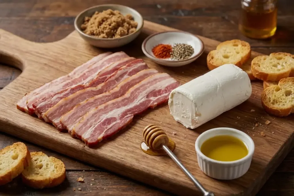 Beef Bacon Goat Cheese Appetizer Log | Crispy, Creamy Party Showstopper Beef Bacon Goat Cheese Appetizer