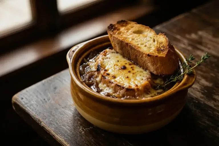 French Onion Soup | Deep, Soul-Warming Comfort Red Pepper Gouda Soup