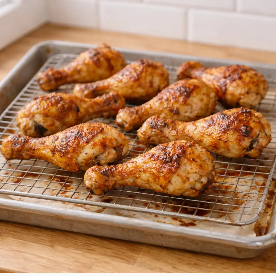 Oven Drumstick Chicken Recipes: 11 Easy Weeknight Ideas drumstick chicken recipes oven crispy oven drumsticks cooling on a rack over a sheet pan