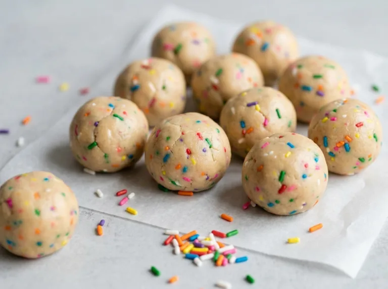 Cake Batter Protein Balls Samoa Brownies