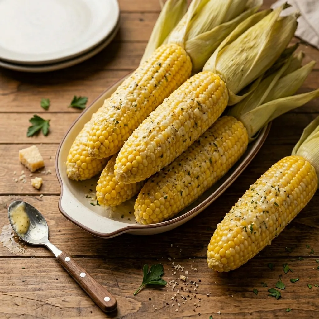 Garlic Parmesan Corn on the Cob Garlic Parmesan Corn on the Cob