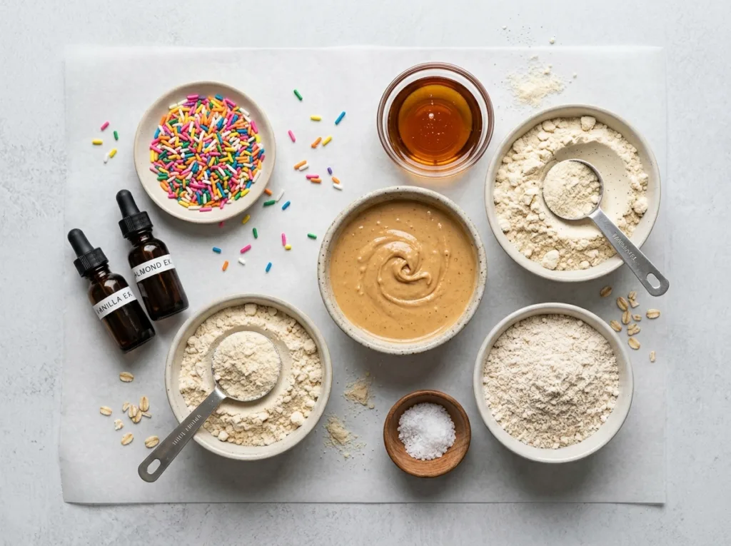 Cake Batter Protein Balls Cake Batter Protein Balls