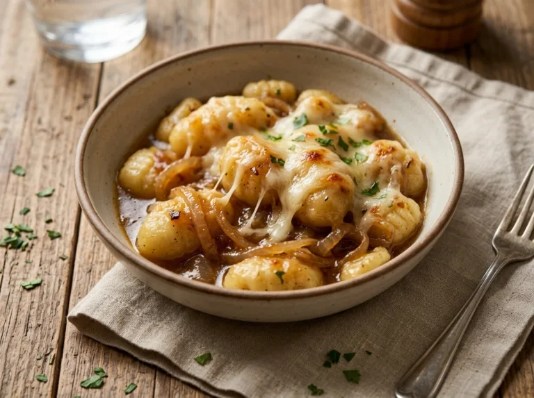 French Onion Gnocchi Air Fryer Tilapia