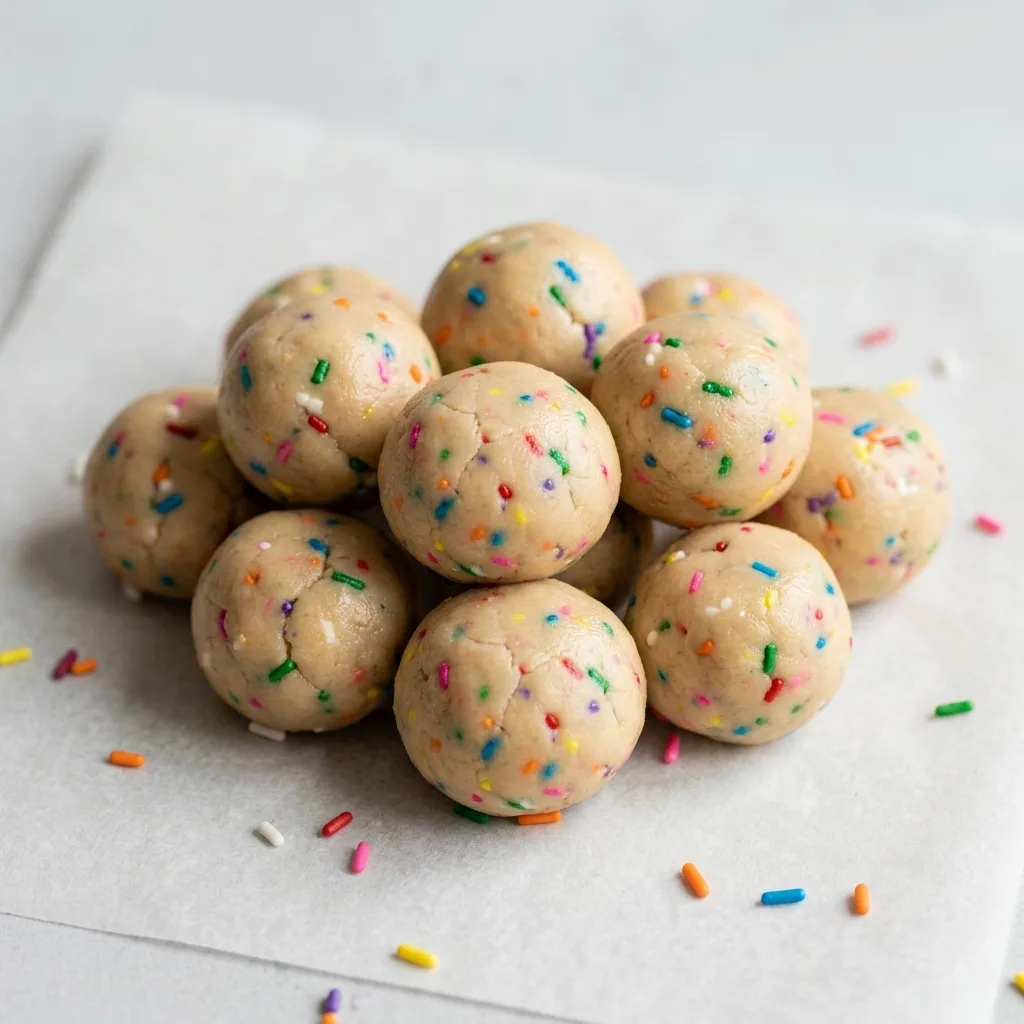 Cake Batter Protein Balls Cake Batter Protein Balls
