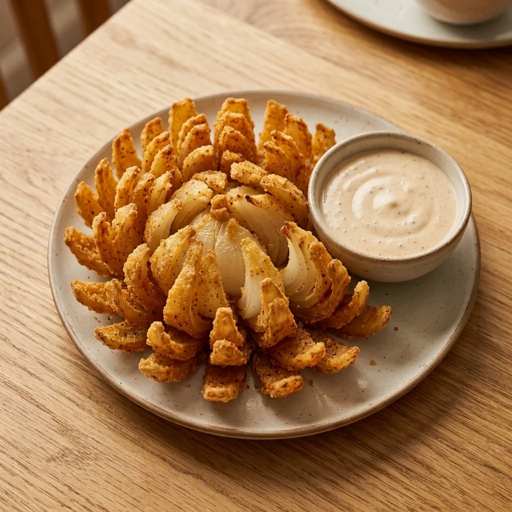 Easy Blooming Onion in Air Fryer Air Fryer Blooming Onions