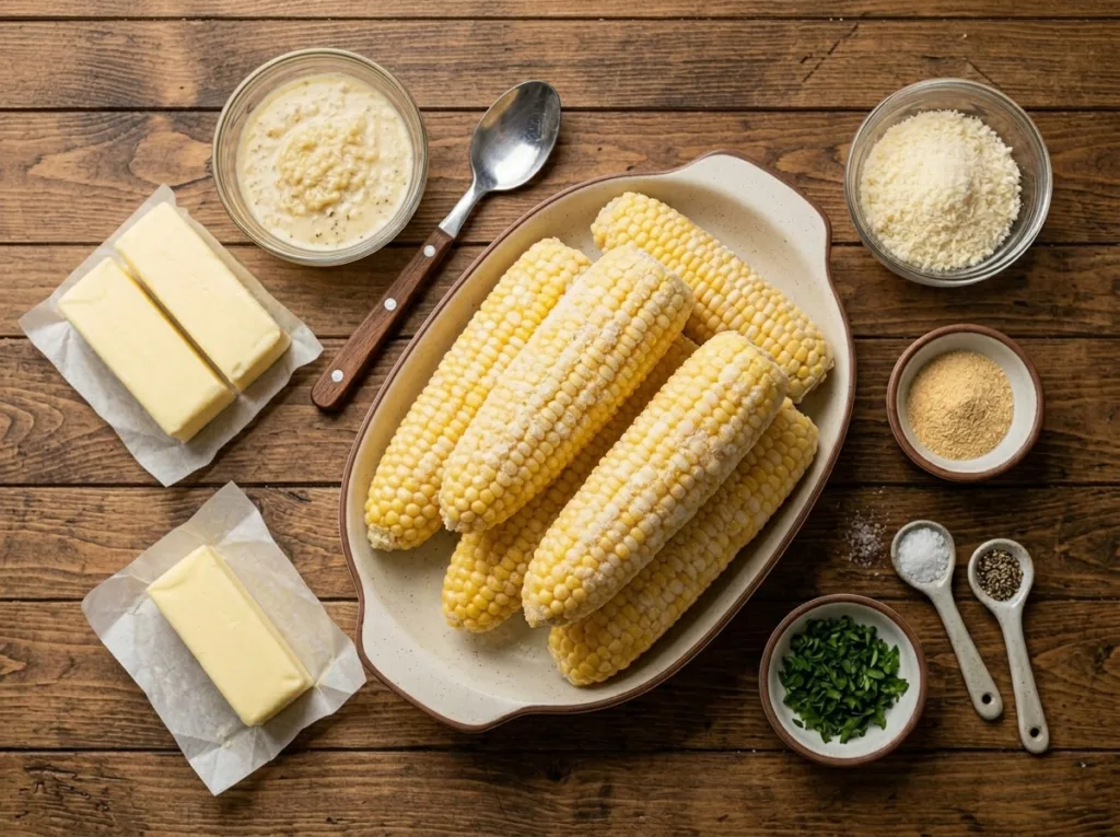 Garlic Parmesan Corn on the Cob Garlic Parmesan Corn on the Cob