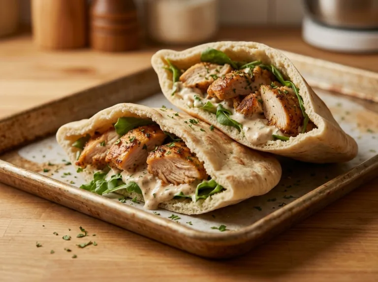 Sheet Pan Chicken Pitas Baked Boursin Chicken