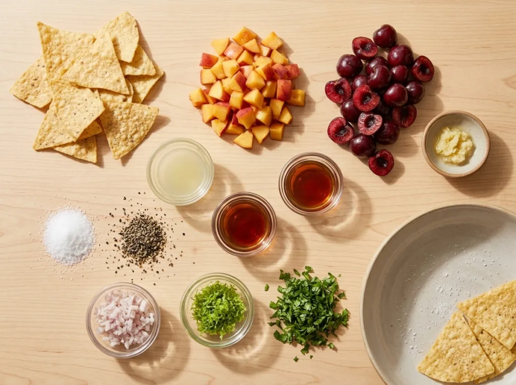 Peach Cherry Salsa Peach Cherry Salsa
