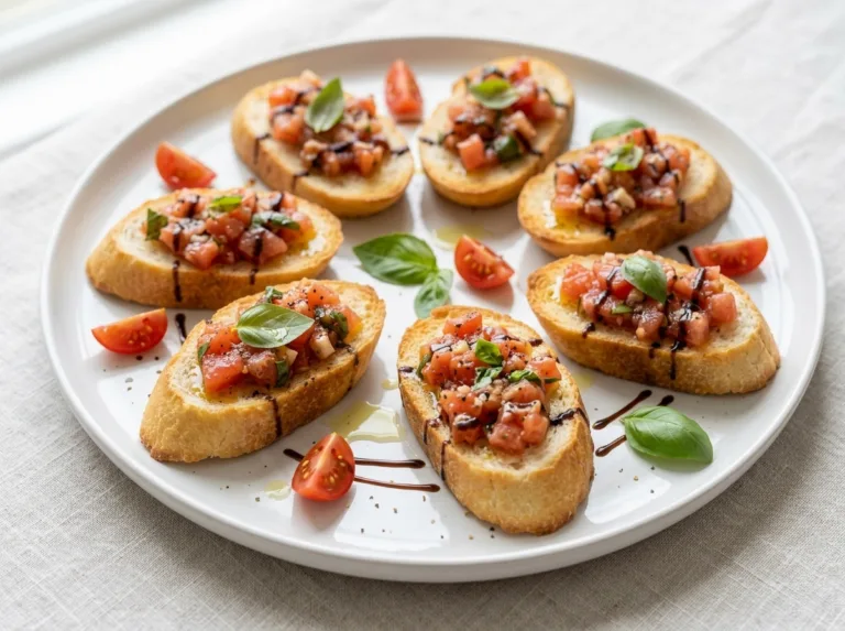Italian Bruschetta Watermelon Feta Salad
