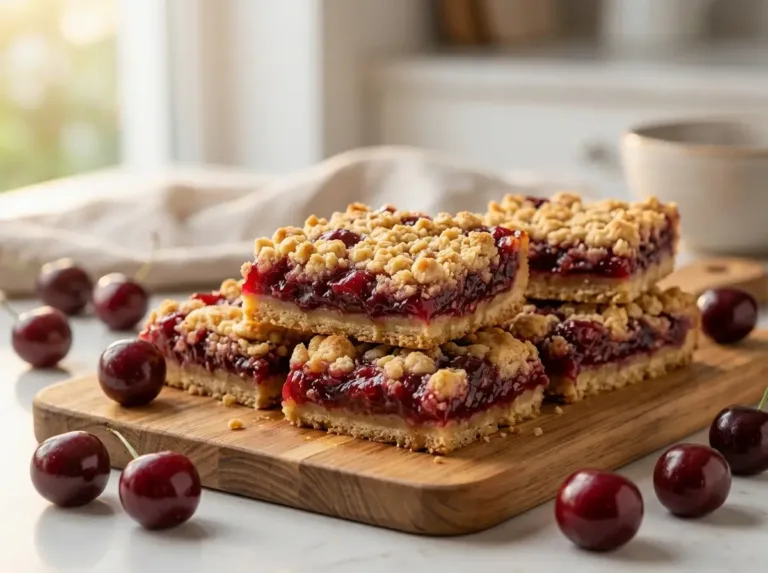Cherry Crumble Bars with Buttery Topping Maple Dijon Chicken Bowl