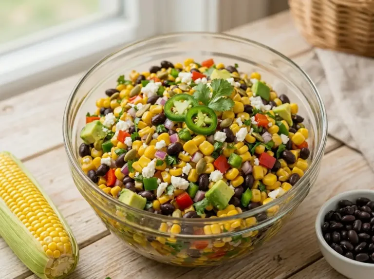 Corn and Black Bean Salad with Lime Dressing Maple Dijon Chicken Bowl