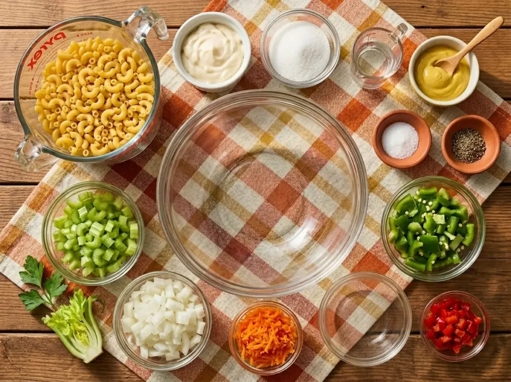 Classic Macaroni Salad with Creamy Picnic Flavor Classic Macaroni Salad Classic Macaroni Salad with Creamy Picnic Flavor Classic Macaroni Salad