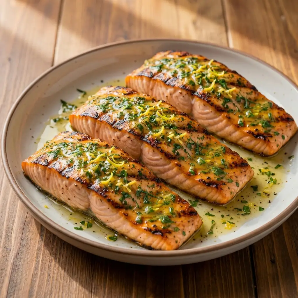 Lemon Herb Grilled Salmon with Fresh Summer Flavor Lemon Herb Grilled Salmon Lemon Herb Grilled Salmon with Fresh Summer Flavor Lemon Herb Grilled Salmon