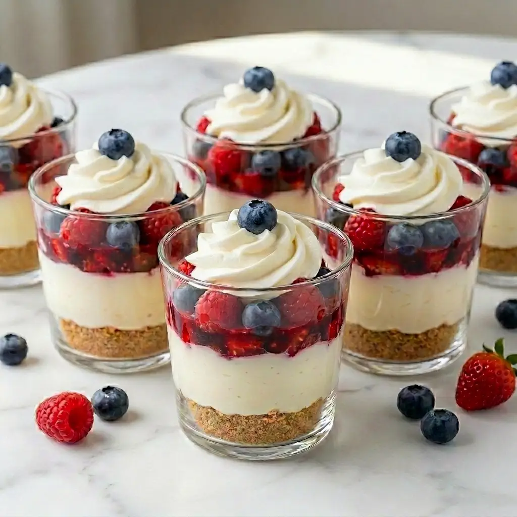 No-Bake Berry Cheesecake Cups with Creamy Layers No Bake Berry Cheesecake Cups No-Bake Berry Cheesecake Cups with Creamy Layers No Bake Berry Cheesecake Cups