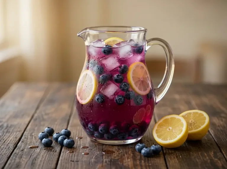 Blueberry Lemonade with a Bright Berry Twist Maple Dijon Chicken Bowl