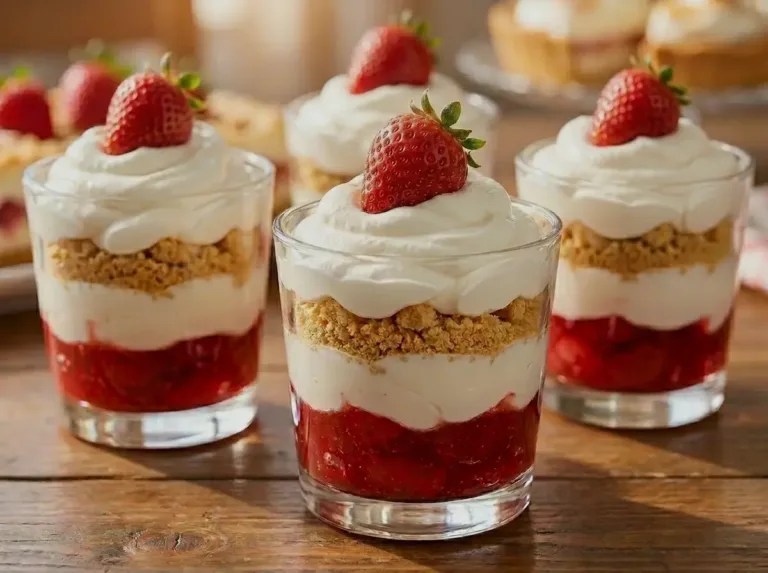 Strawberry Cream Dessert Cups with Fresh Layers Maple Dijon Chicken Bowl