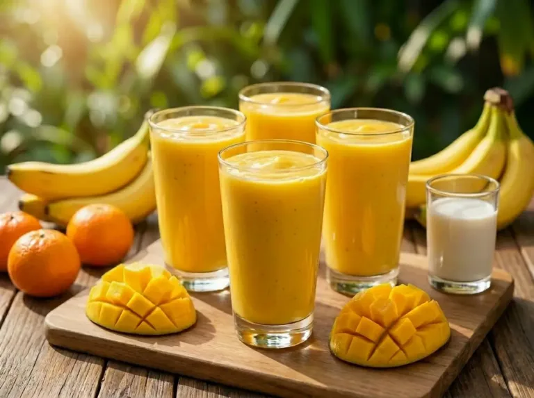 Pineapple Mango Smoothie with Tropical Flavor Maple Dijon Chicken Bowl